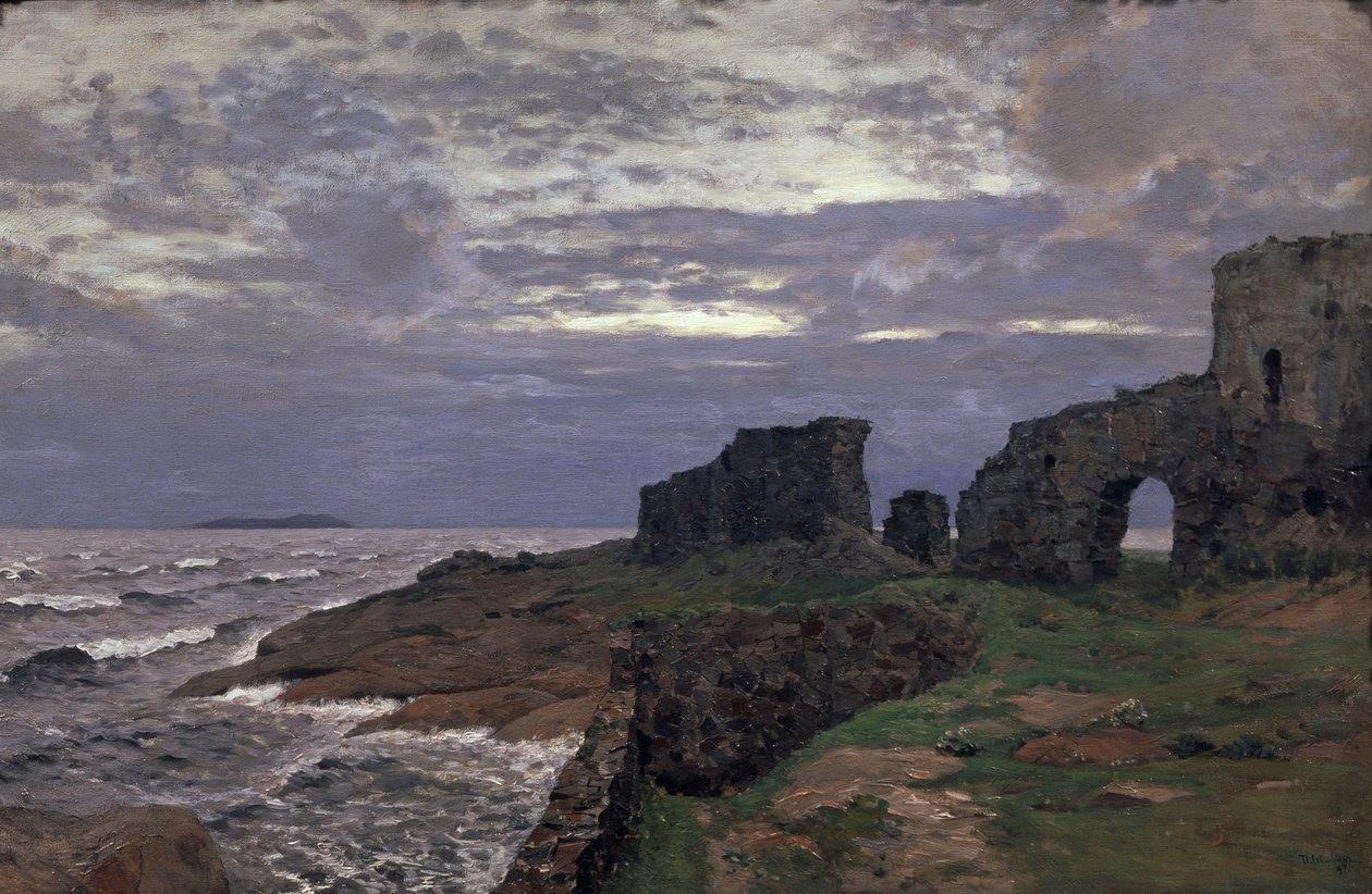 Pamiątki z przeszłości. Zmierzch. Finlandia, 1897 autorstwa Isaak Ilyich Levitan