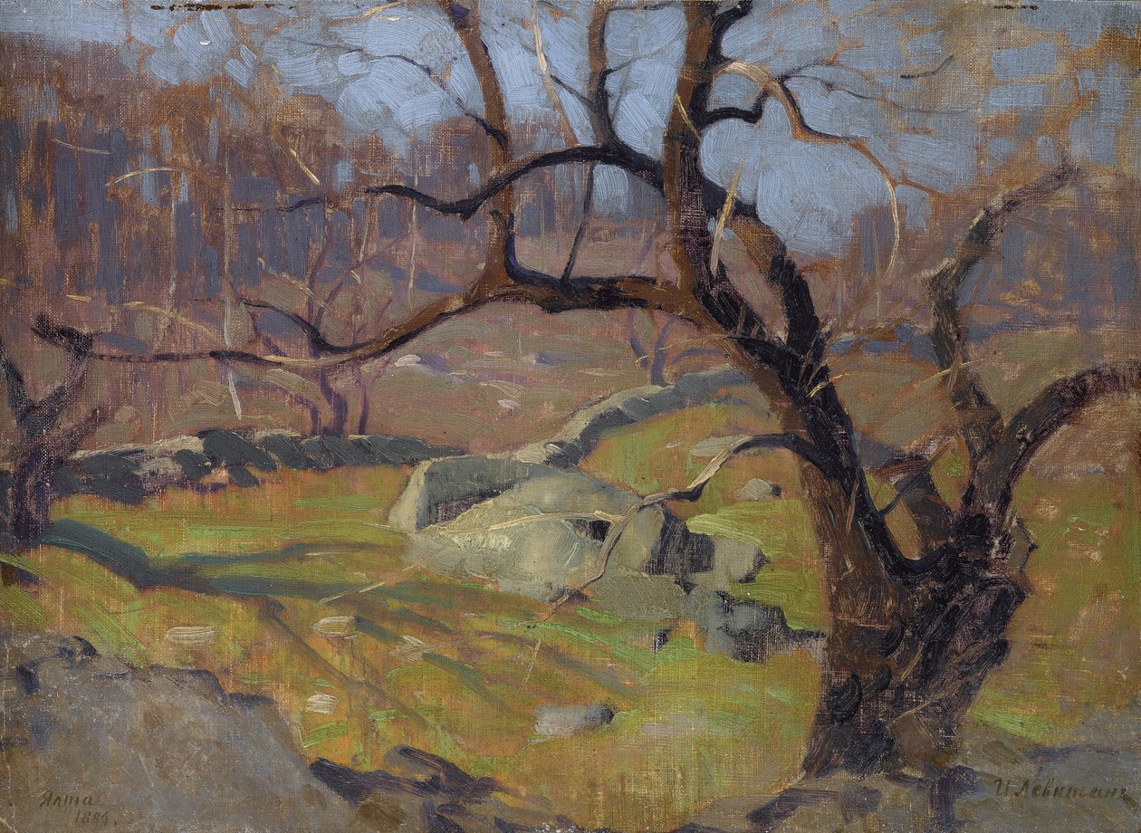 Widok w pobliżu Jałty, 1886 autorstwa Isaak Ilyich Levitan