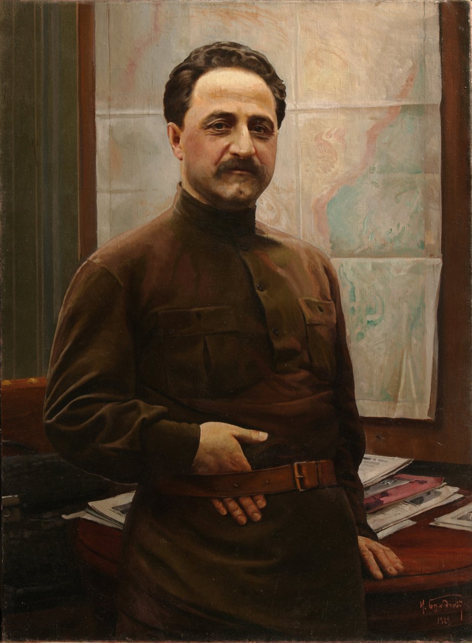 Portret Grigorija Sergo Ordzhonikidze 18861937, 1929 autorstwa Isaak Israilevich Brodsky
