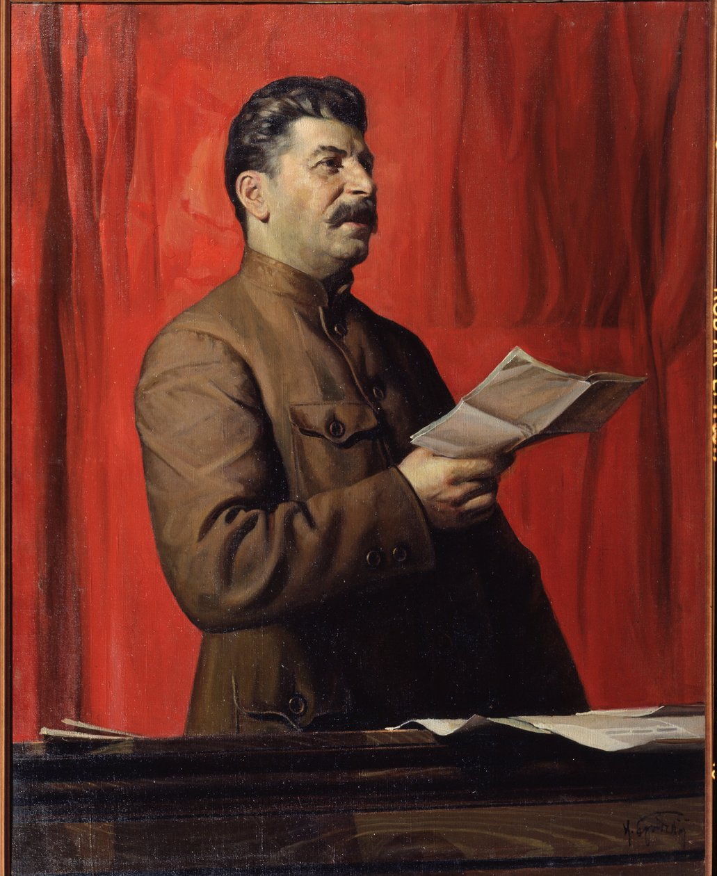 Portret Stalina autorstwa Isaak Israilevich Brodsky
