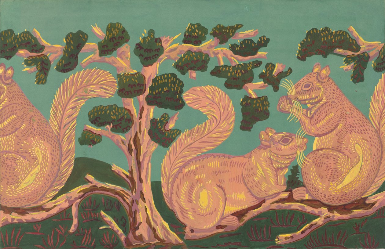 Bandbox Design - Wiewiórki 1938. autorstwa Isabella Ruth Doerfler