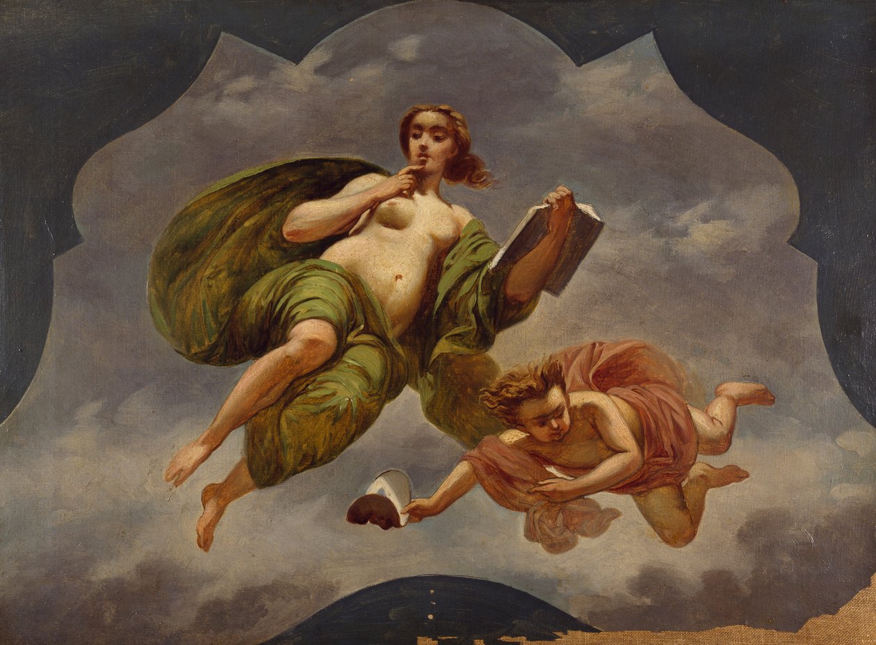 Komedia – Isacco Gioacchino Levi (1818-1908), szkic autorstwa Isacco Gioacchino Levi