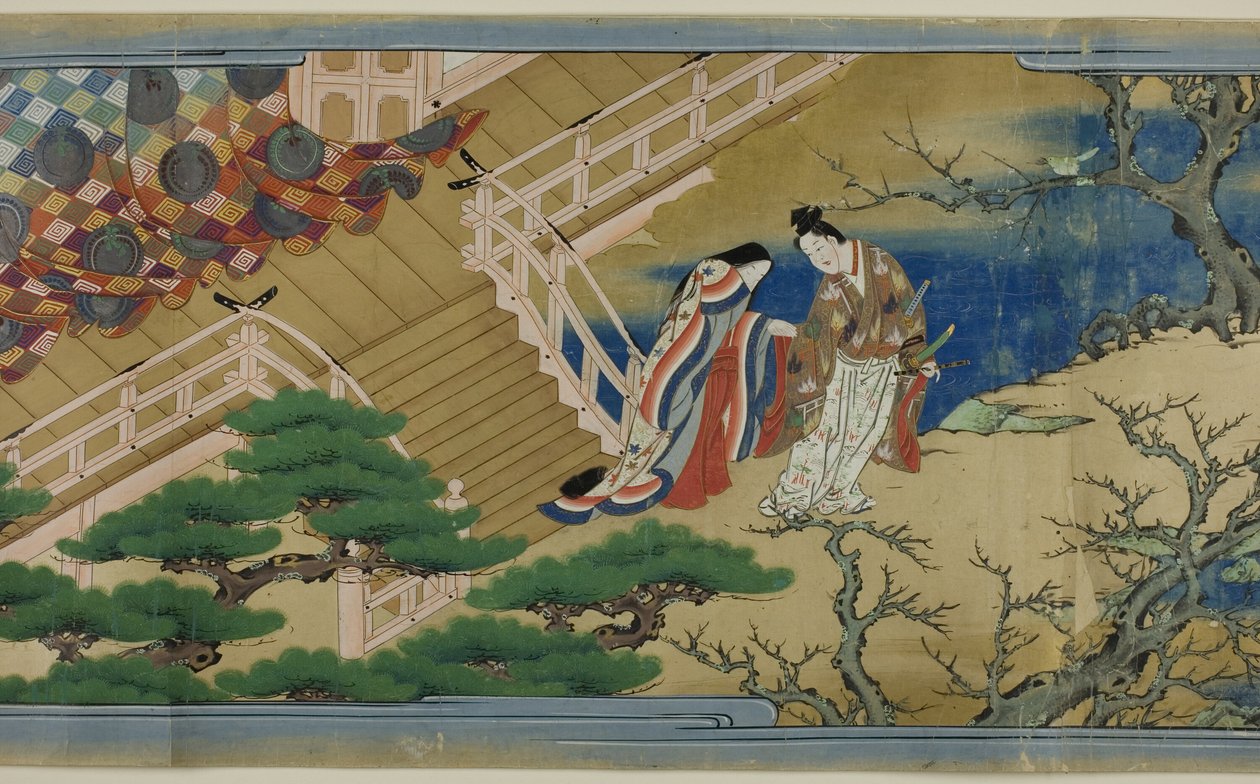 Joruri Monogatari autorstwa Isawa Matabei