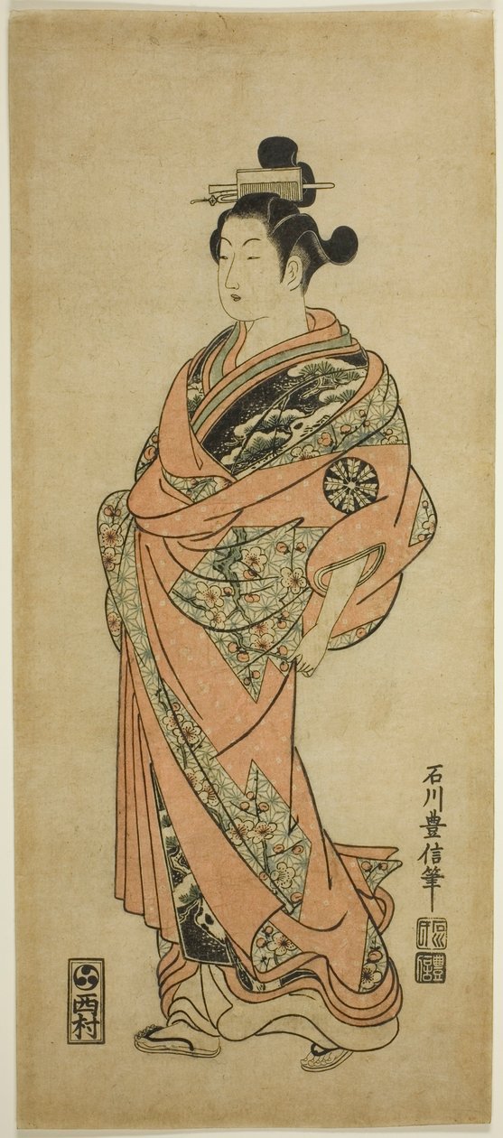 Aktor Nakamura Tomijuro I autorstwa Ishikawa Toyonobu