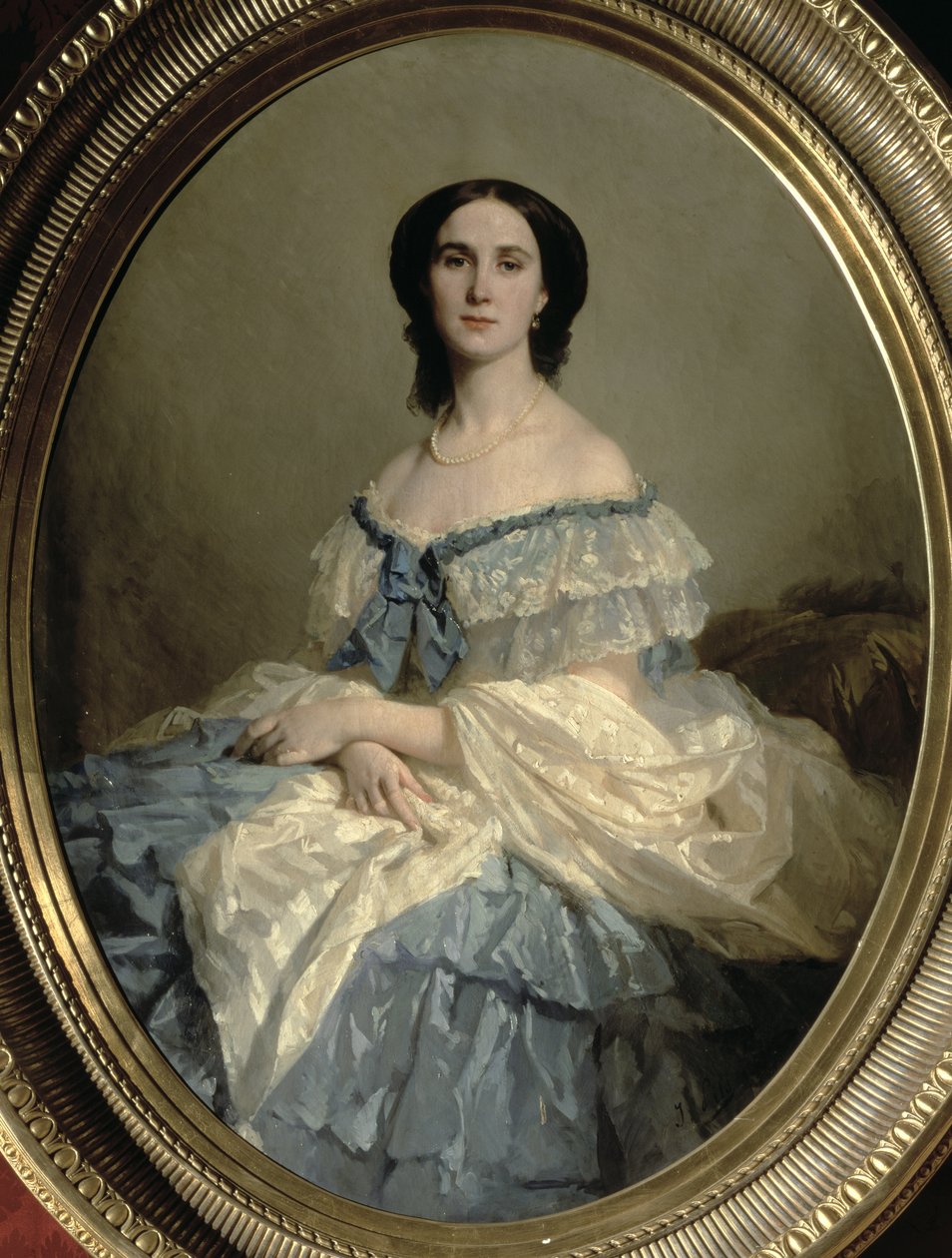 Cesarzowa Charlotte z Meksyku (1840-1927), córka Leopolda I z Belgii i żona cesarza Maksymiliana z Meksyku (1832-67) autorstwa Isidore Pils