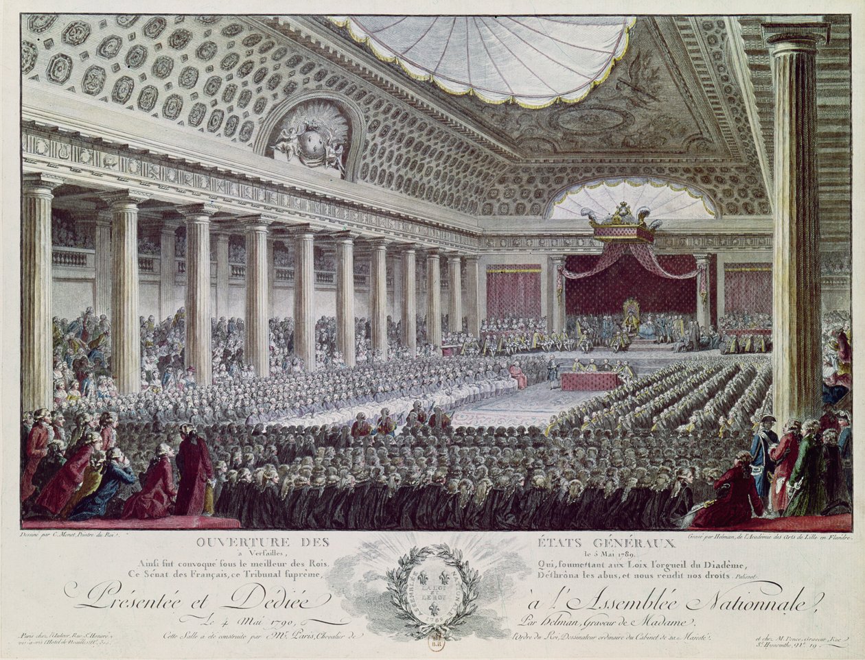 1789 оны 5-р сарын 5-нд Версаль дахь Ерөнхий эдлэнгийн нээлт autorstwa Isidore Stanislas Helman