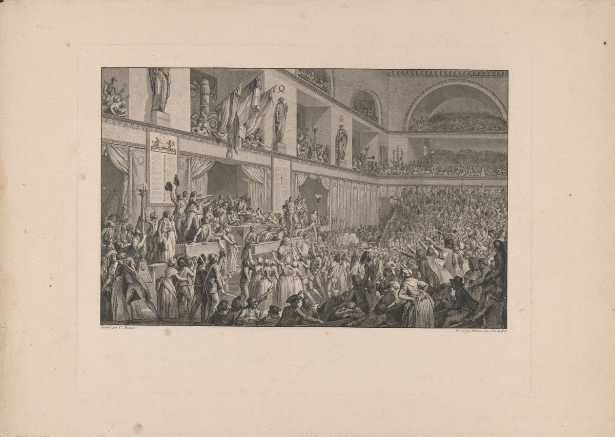 Konstytucja z 24 czerwca 1793 r., c. 1796 autorstwa Isidore Stanislas Helman