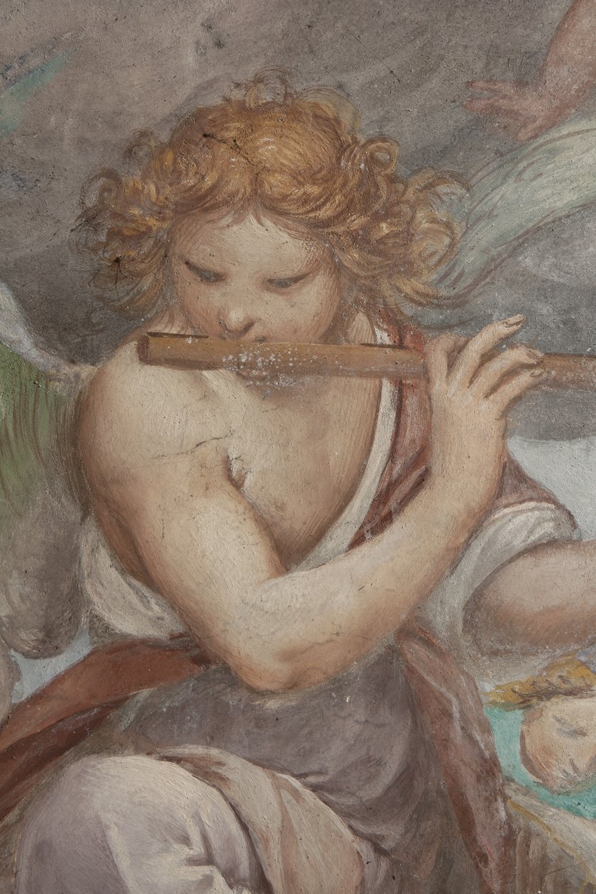 Anioł grający na flecie, 1623-34 autorstwa Isidoro Bianchi
