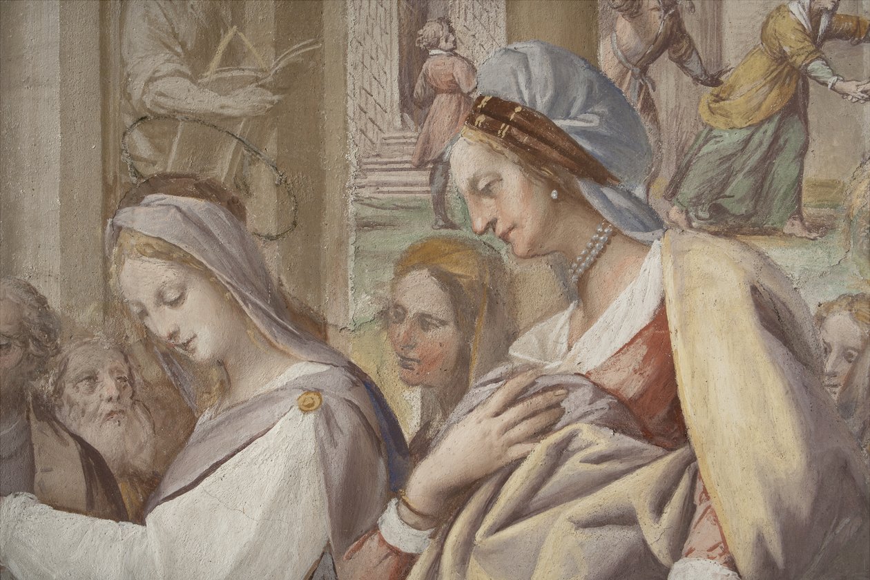Fragment z Wesela Marii Panny, 1634 autorstwa Isidoro Bianchi