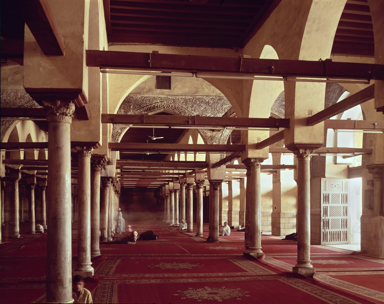 Qibla Liwan z meczetu Al-Azhar, 970 AD autorstwa Islamic School