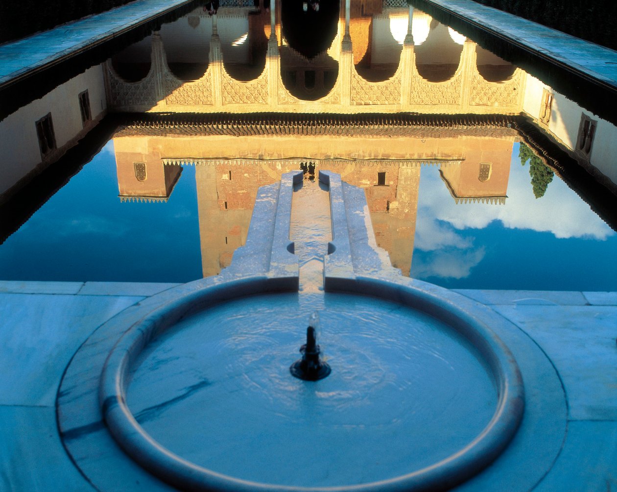 Dwór Mirtów, Pałac Comares, Alhambra autorstwa Islamic School