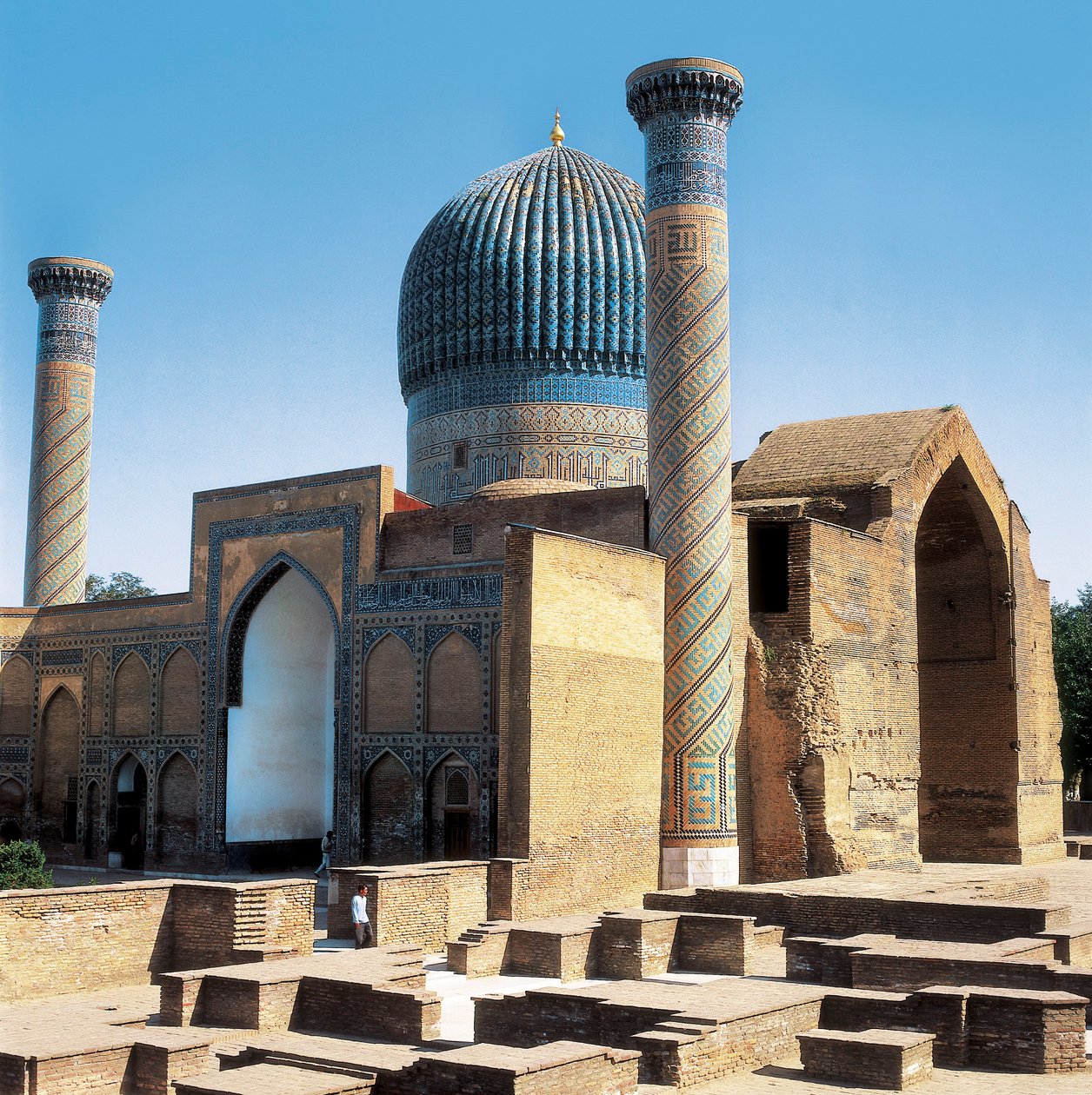 Mauzoleum Gur-i-Amira i Grobowiec Tamerlana, Samarkanda, Uzbekistan autorstwa Islamic School