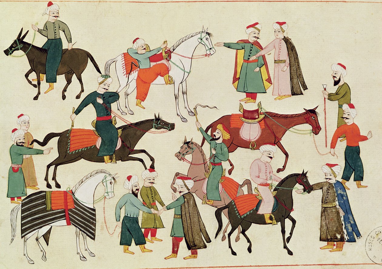 Ms 1671 Targ koni, ok. 1580 autorstwa Islamic School