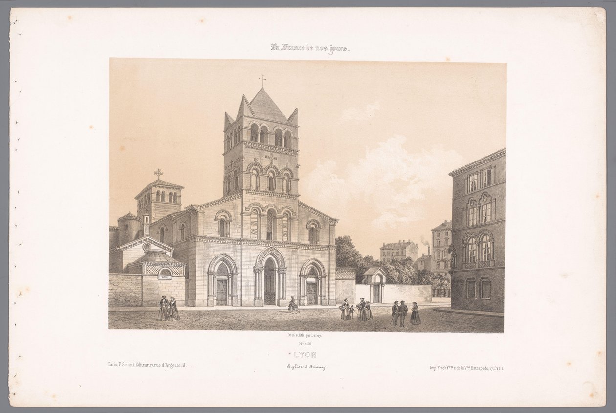 Widok na bazylikę Saint-Martin d