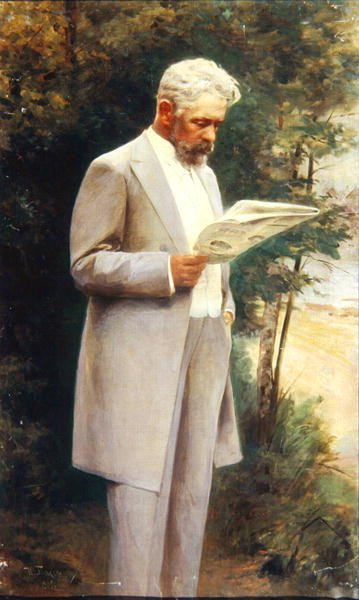 Portret autora Nikołaja G. Garina (1852-1906) 1905 autorstwa Israel Abramovich Pass
