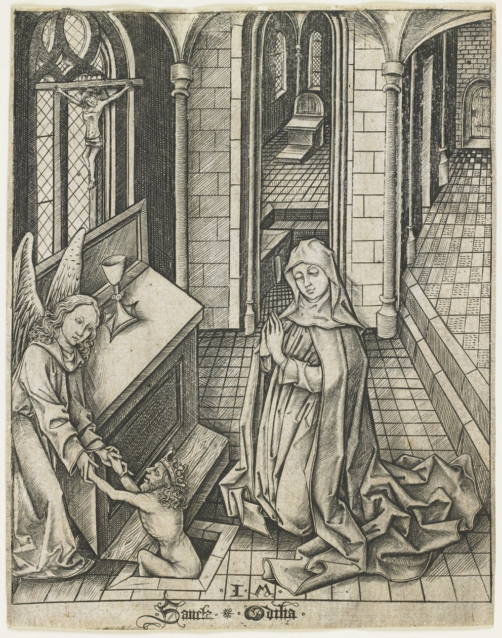 Św. 1475-1480 autorstwa Israhel van Meckenem the younger