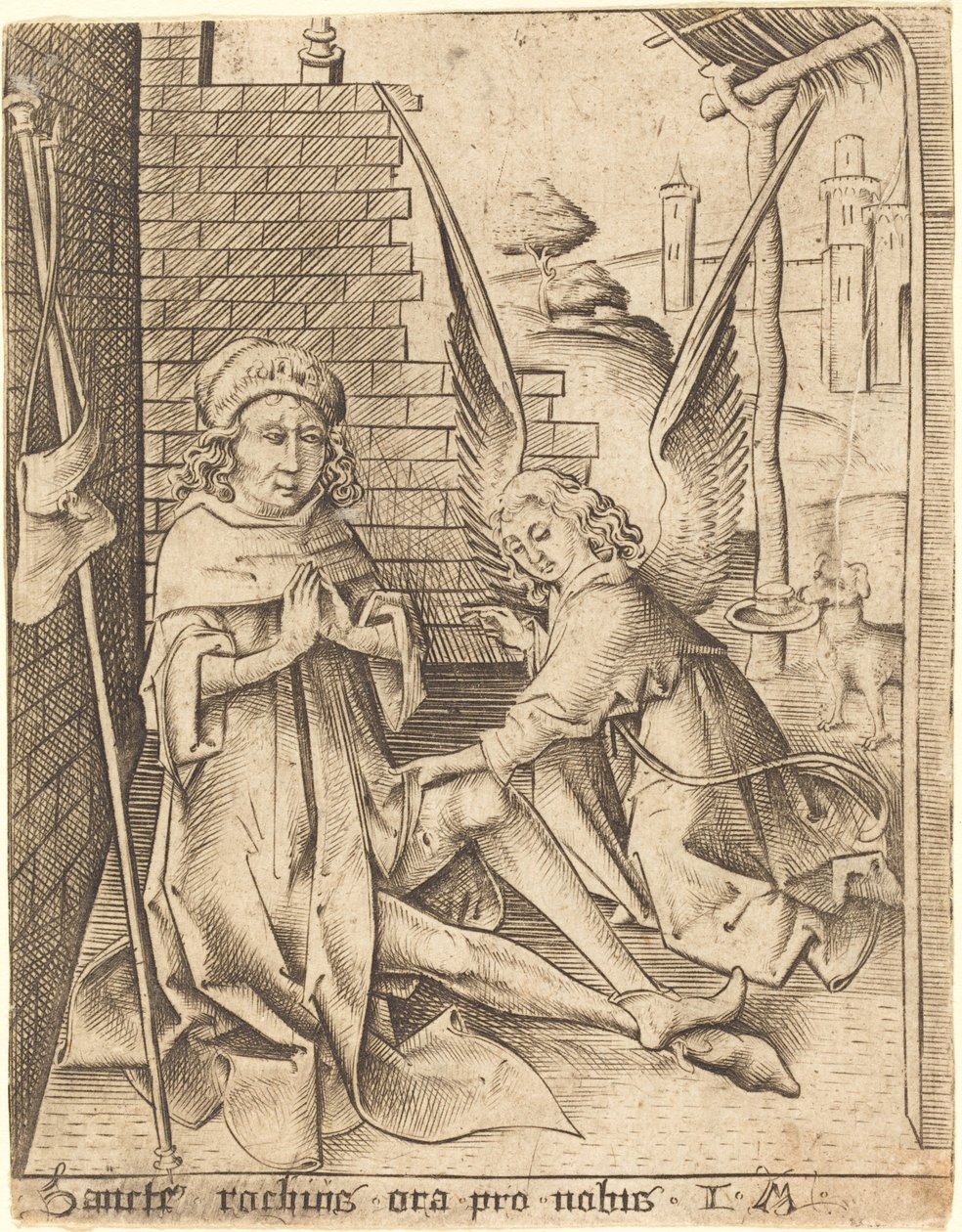 Saint-Roch autorstwa Israhel van Meckenem