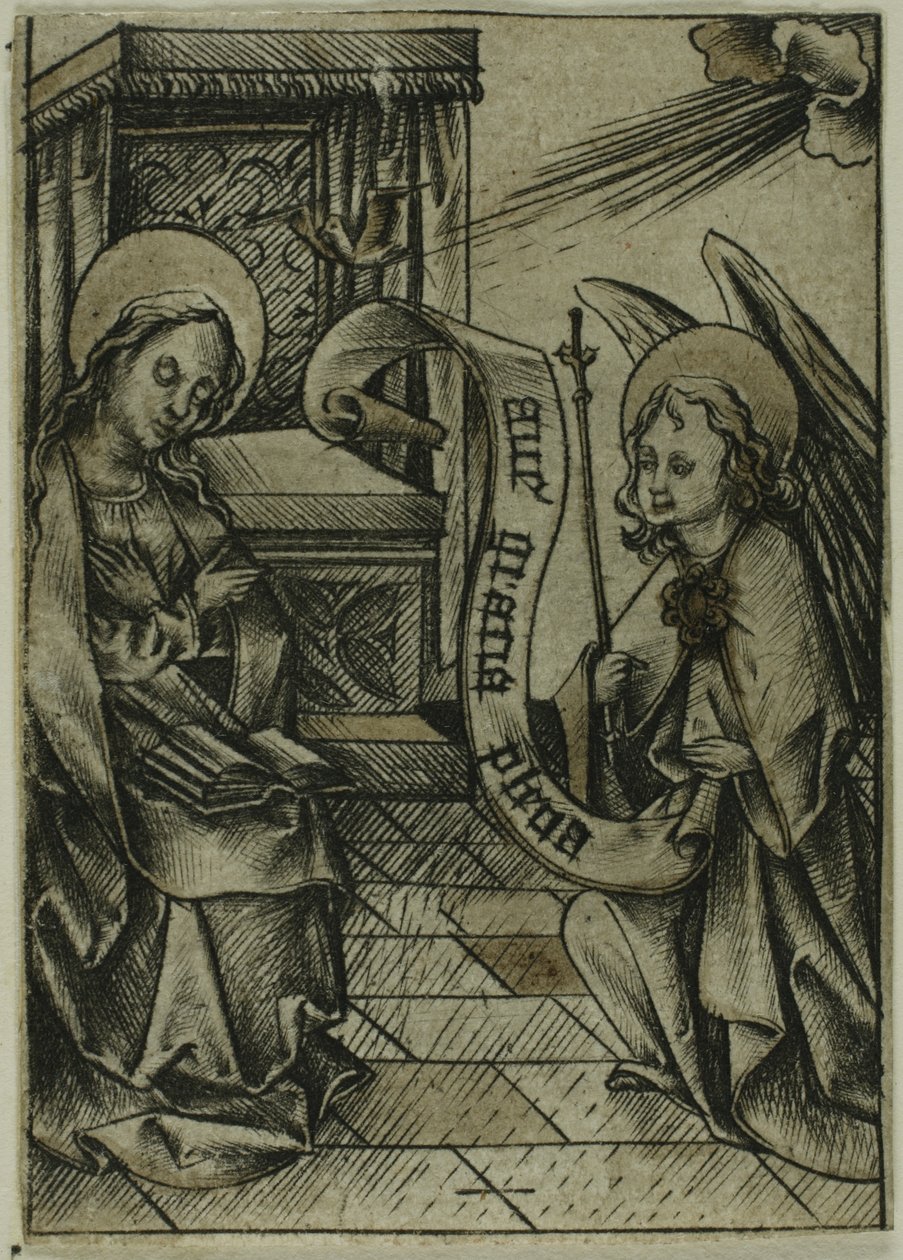 Zwiastowanie autorstwa Israhel van Meckenem the younger