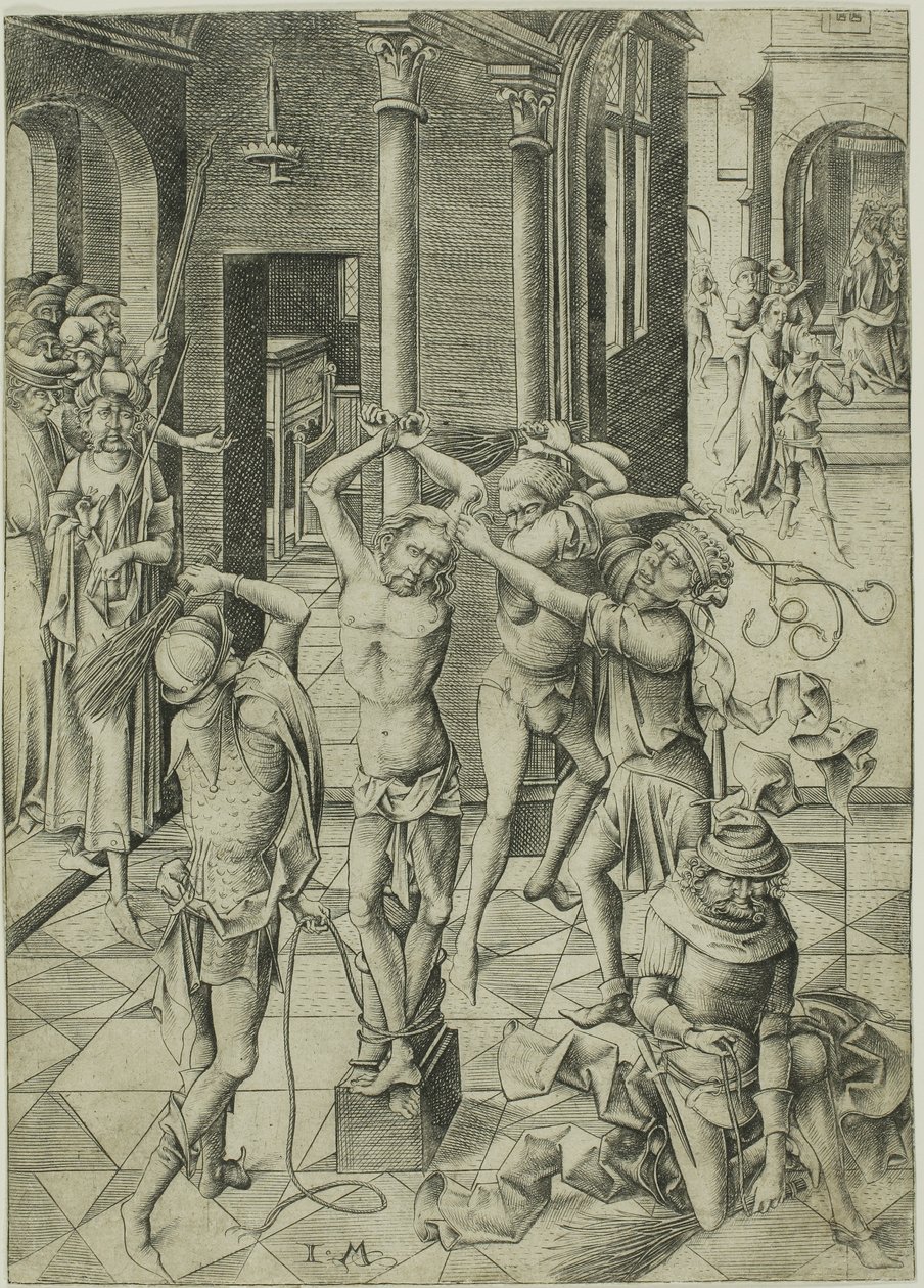 Biczowanie autorstwa Israhel van Meckenem the younger