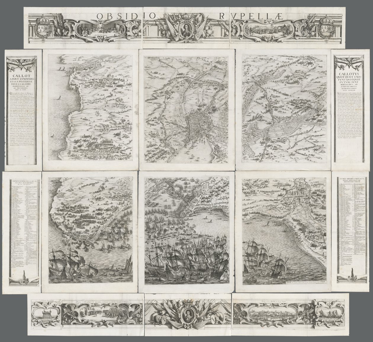 Zwycięstwa La Rochelle, 1628-1630. autorstwa Israël Henriet