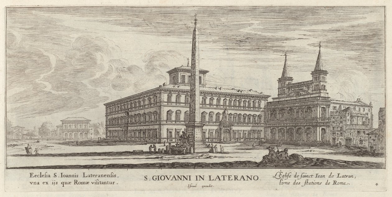 S. Giovanni w Lateranie autorstwa Israël Silvestre