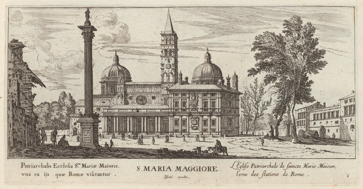 S. Maria Maggiore autorstwa Israël Silvestre