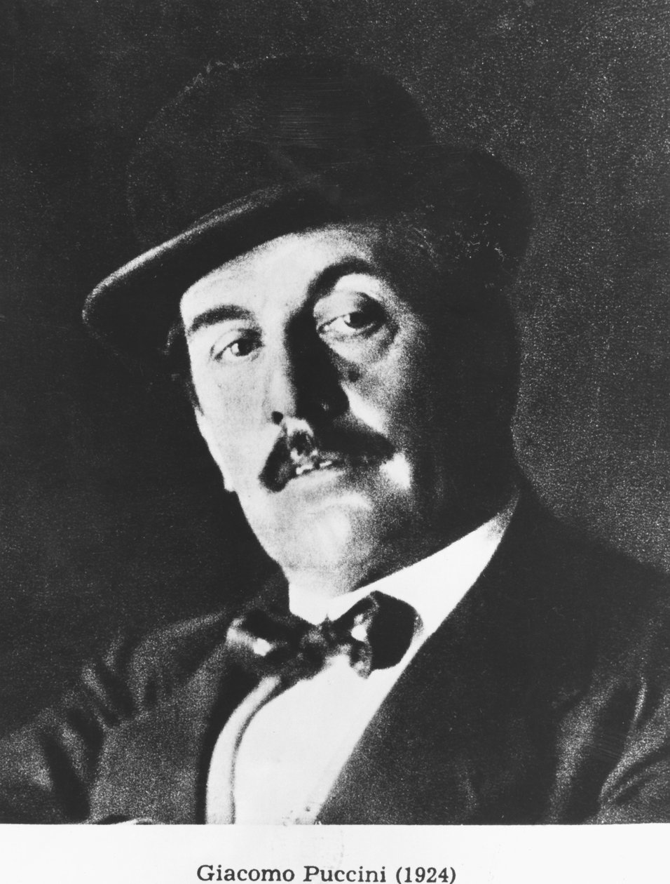Giacomo Puccini (1858-1924) 1924 (fotolit) autorstwa Italian Photographer