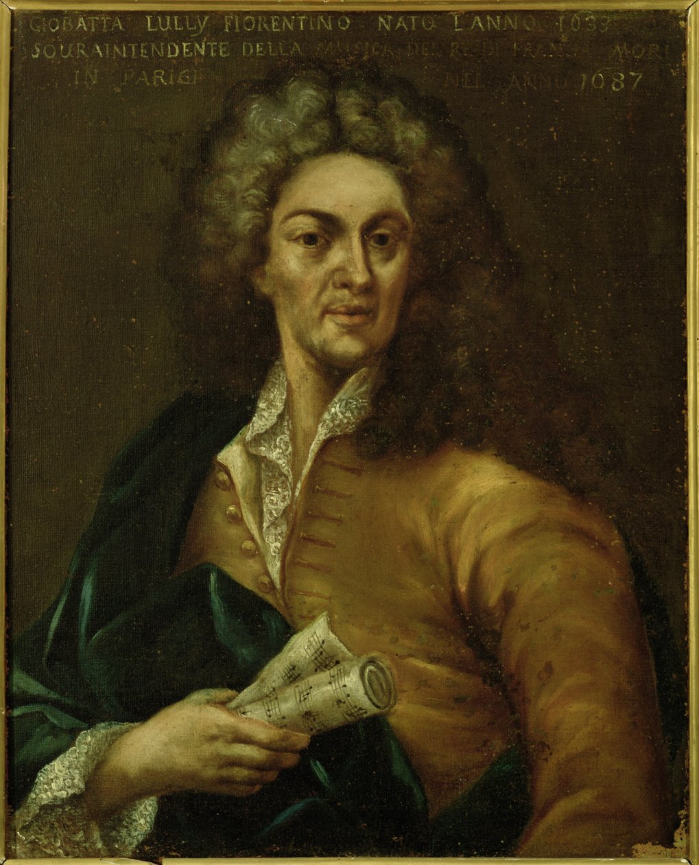 Jean-Baptiste Lully (1632-87) autorstwa Italian School