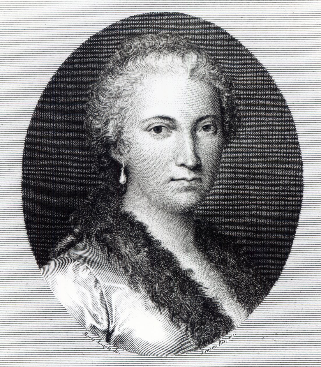 Maria Gaetana Agnesi autorstwa Italian School