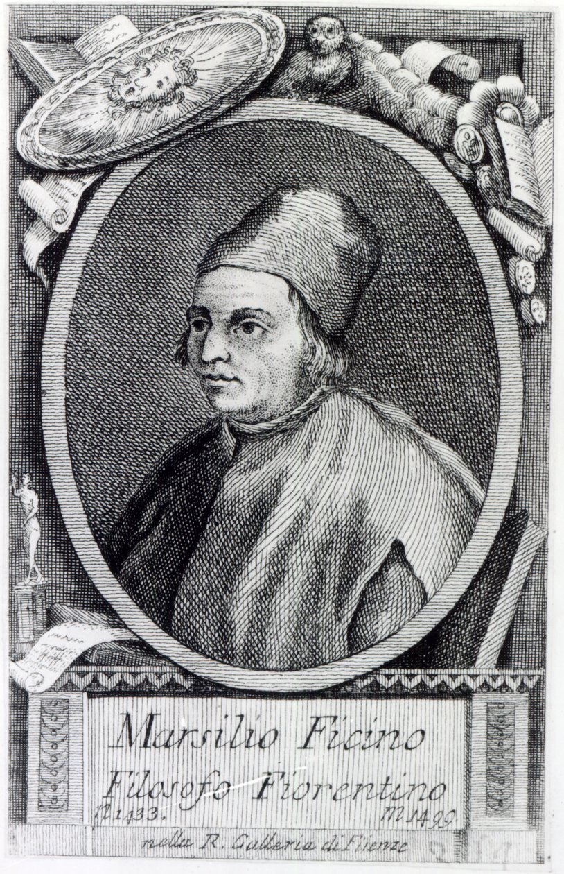 Marsilio Ficino autorstwa Italian School