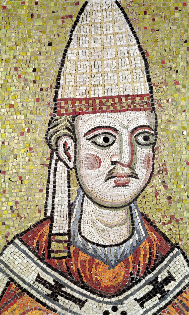 Papież Innocenty III (1160-1216) (mozaika) autorstwa Italian School