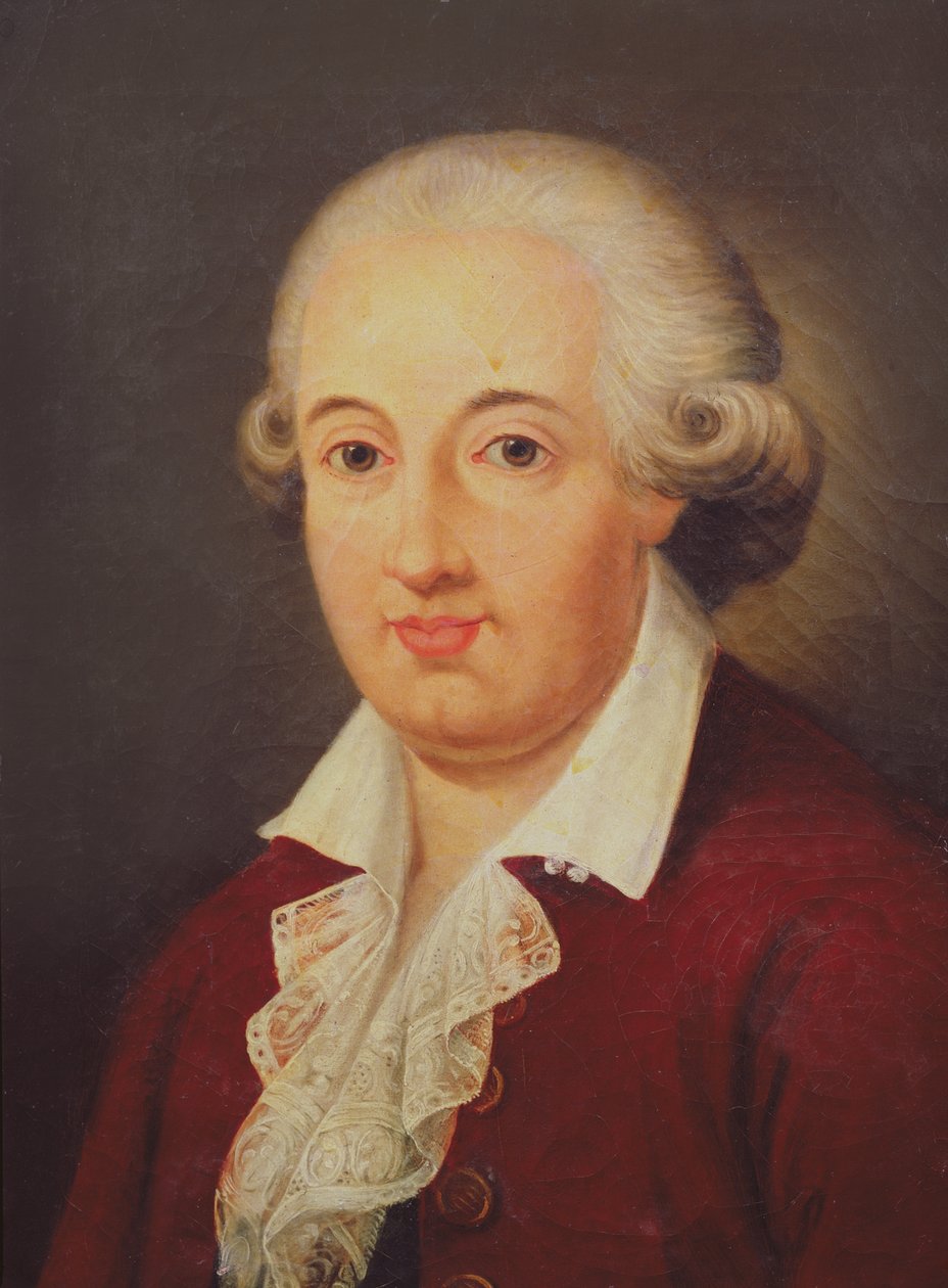Portret Domenico Cimarosa (1749-1801) autorstwa Italian School