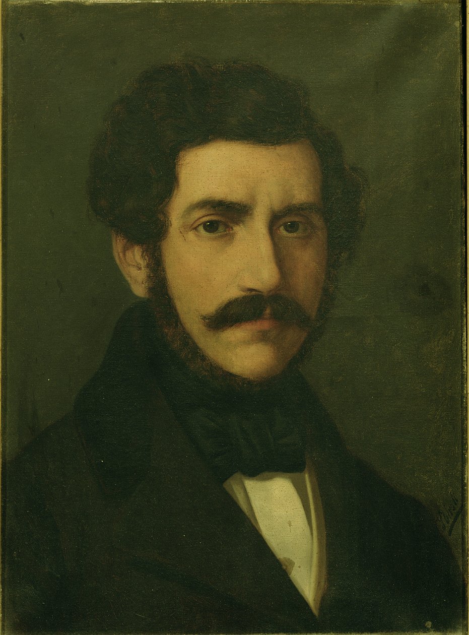 Portret Gaetano Donizettiego (1797-1848) autorstwa Italian School