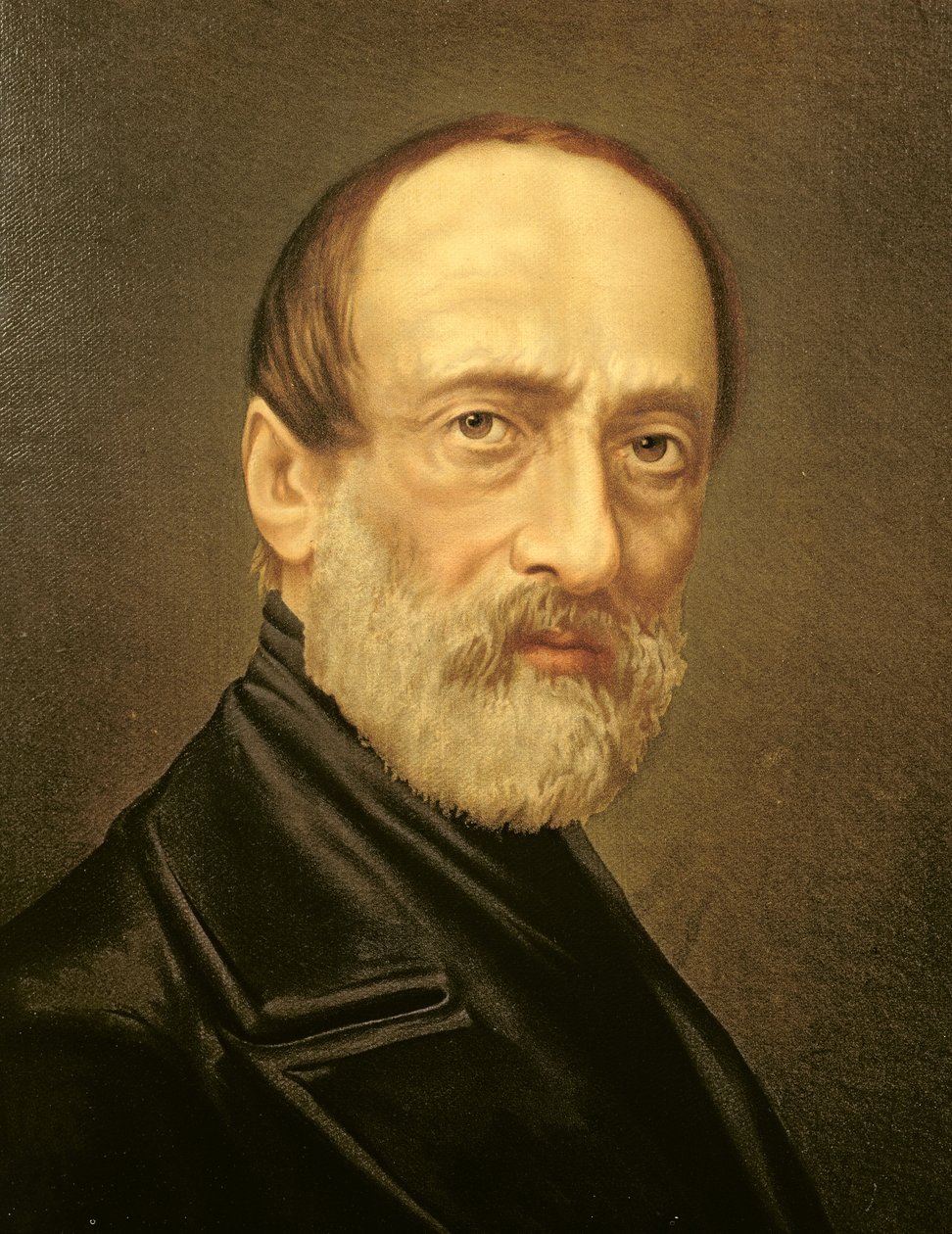 Portret Giuseppe Mazziniego autorstwa Italian School
