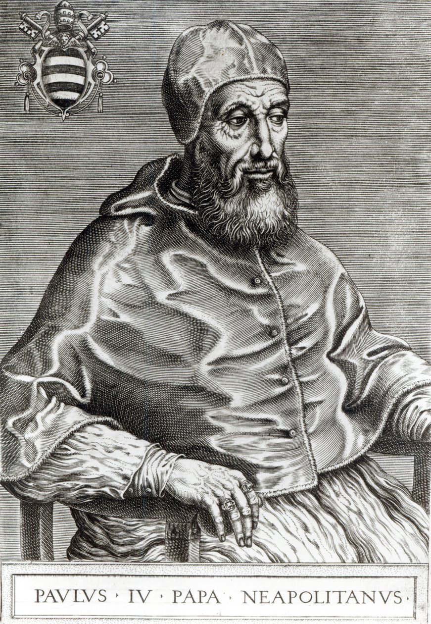 Portret papieża Piusa IV, 1555 autorstwa Italian School
