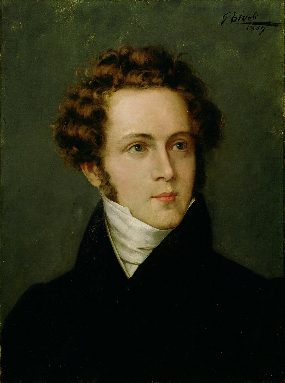 Portret Vincenzo Belliniego (1801-1835) 1887 autorstwa Italian School