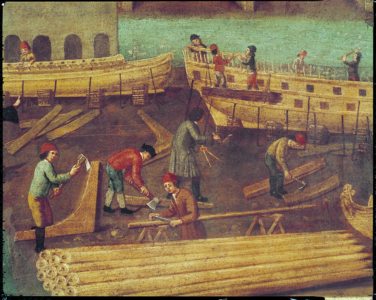 Znak dla rodziny stoczniowców Marangoni, wenecki, 1517 autorstwa Italian School
