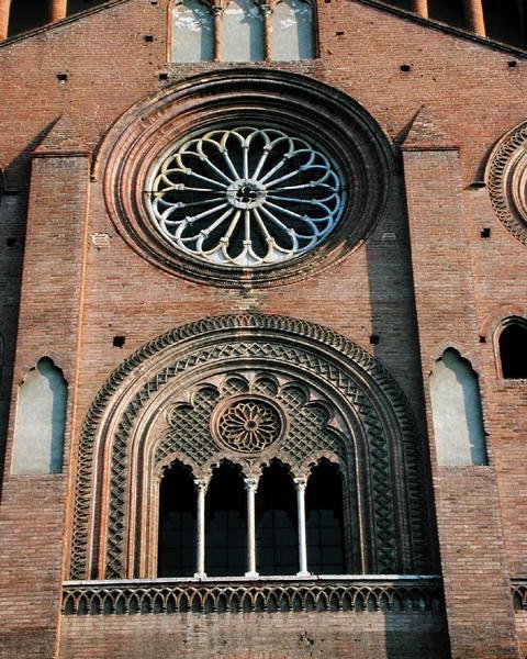 Rozeta wychodząca na południe autorstwa Italian School