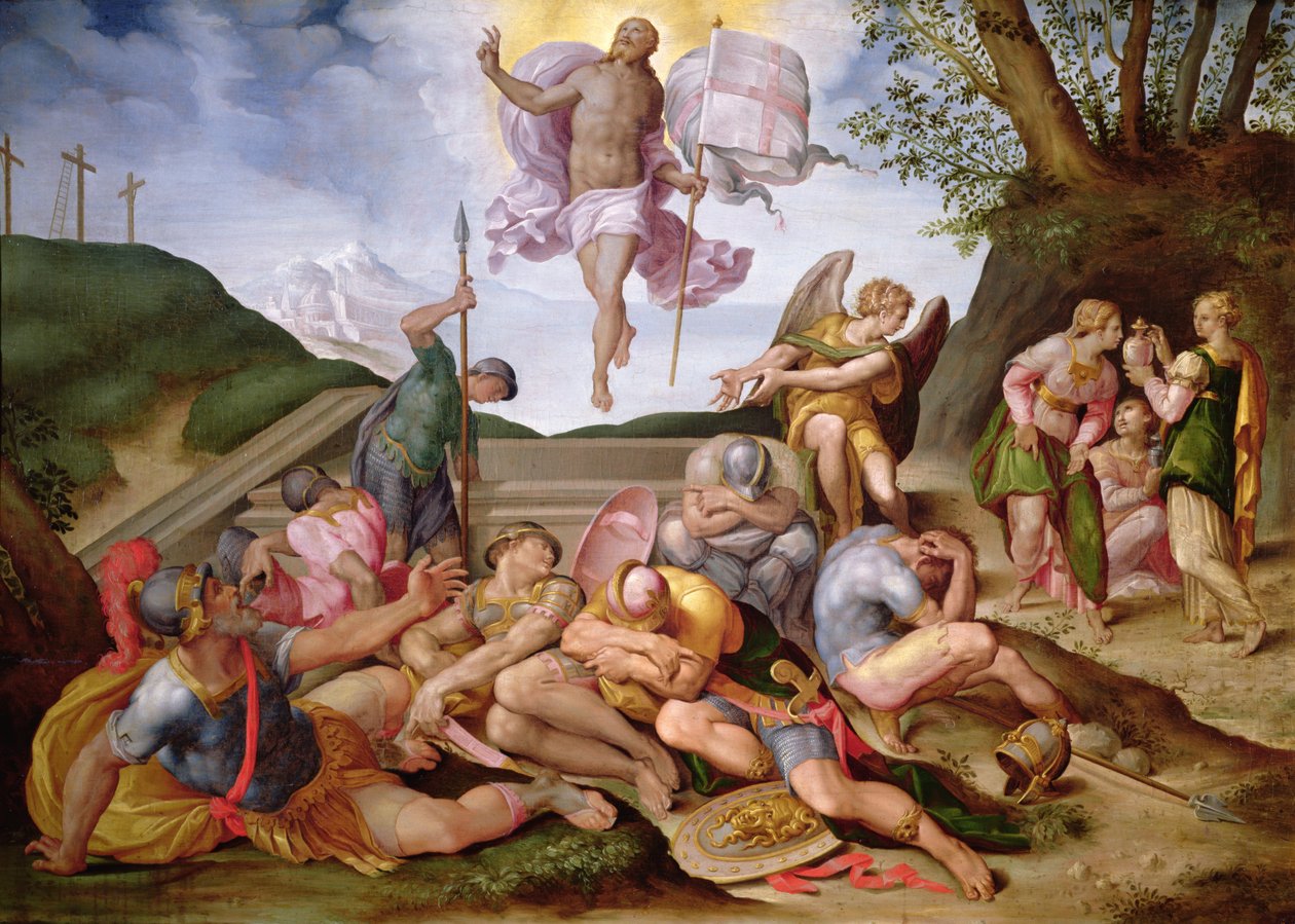 Zmartwychwstanie Chrystusa, szkoła florencka, 1560 autorstwa Italian School