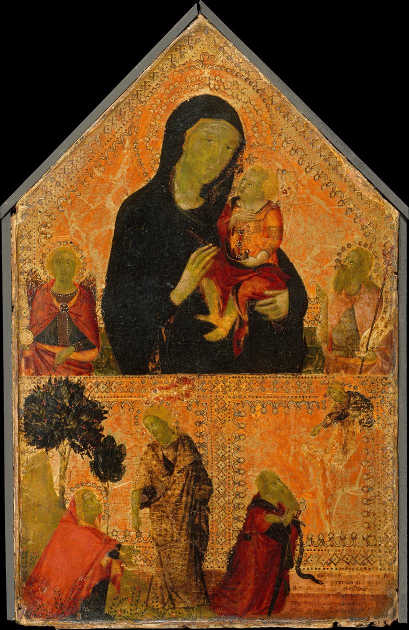 Madonna z Dzieciątkiem ze świętymi Michałem i Janem Chrzcicielem, Noli Me Tangere... autorstwa Italian