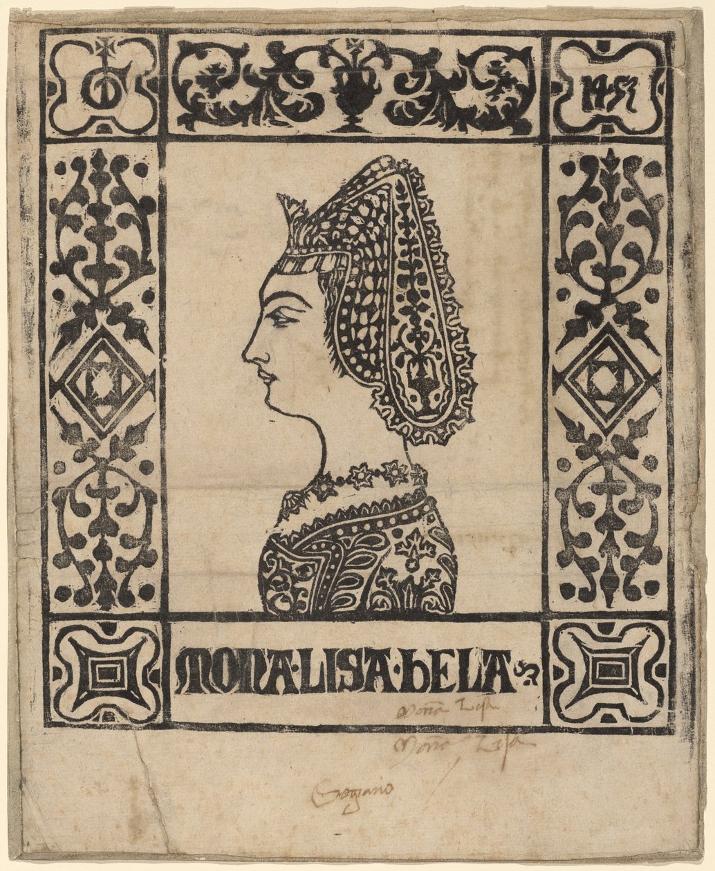 To jest Lisa Bela autorstwa Italian 15th Century