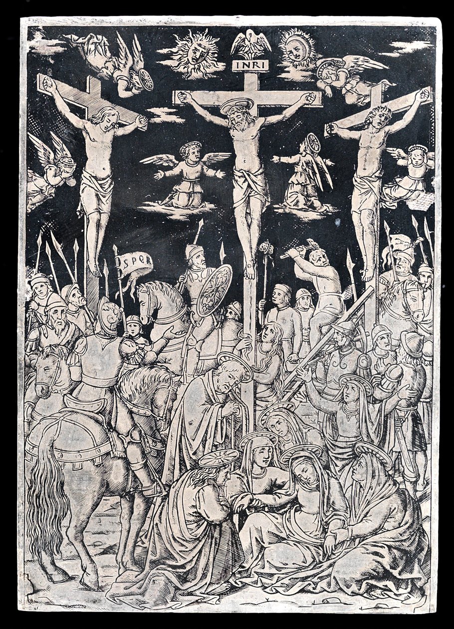Pax z Chrystusem na krzyżu autorstwa Italian 15th Century