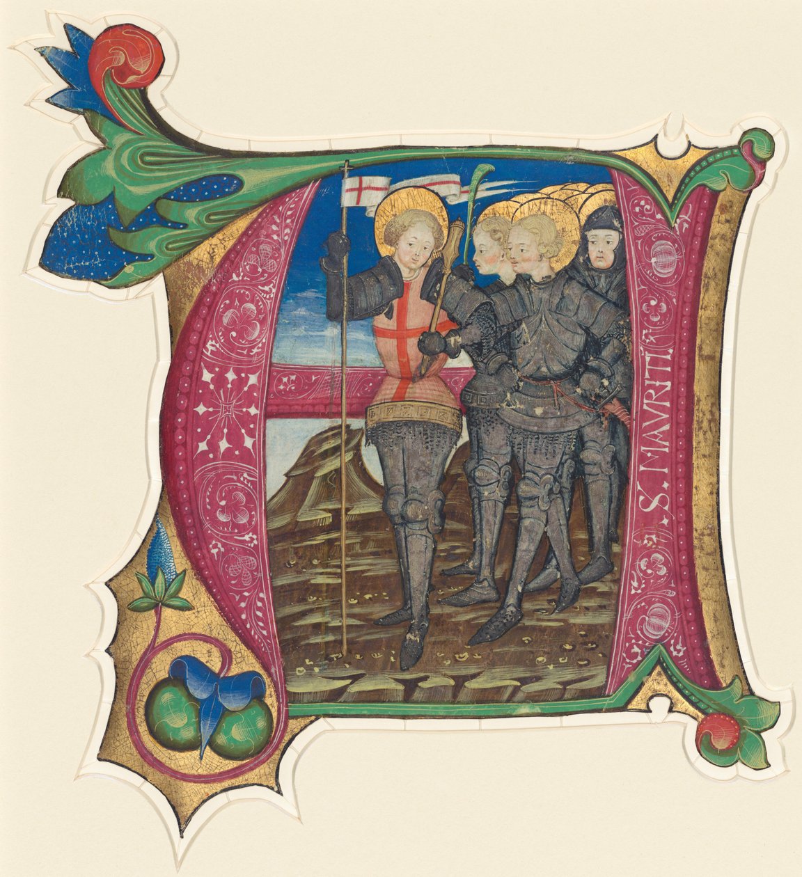 Święty Maurycy i Legion Tebański autorstwa Italian 15th Century