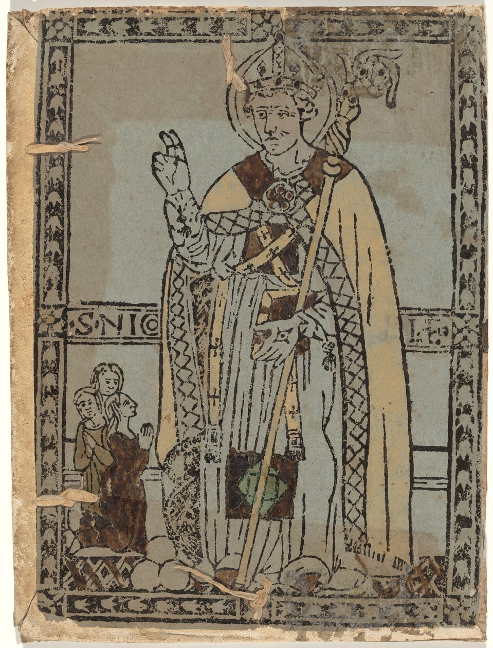 Święty Mikołaj z Miry autorstwa Italian 15th Century