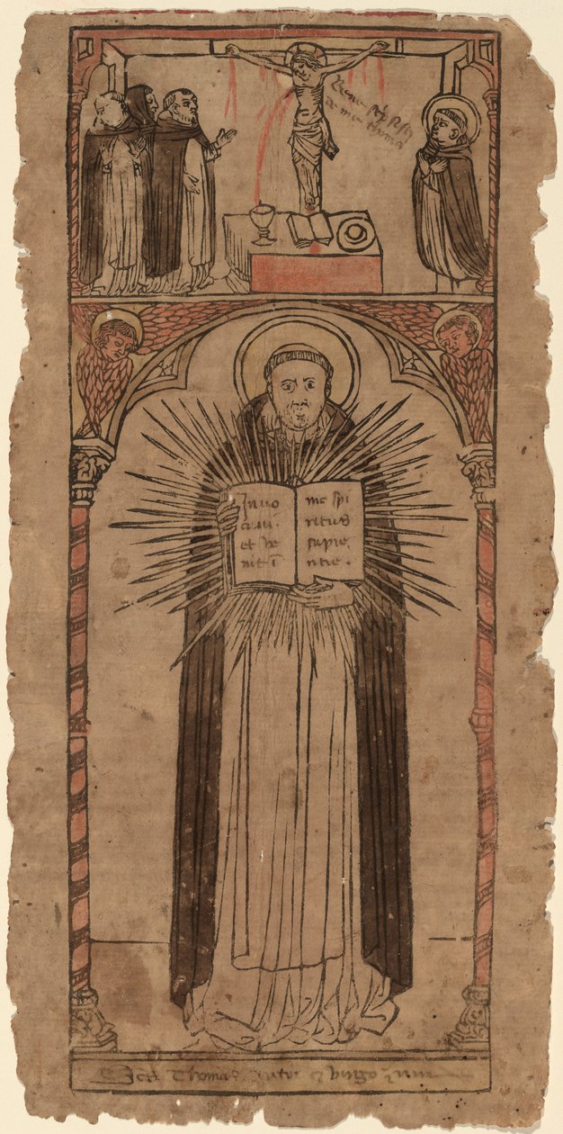 Św. Tomasz z Akwinu autorstwa Italian 15th Century