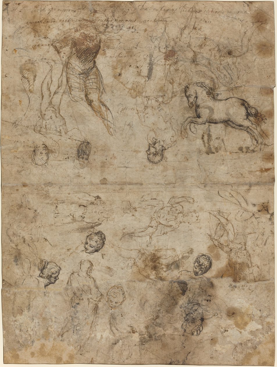 Arkusz studiów autorstwa Italian 16th Century