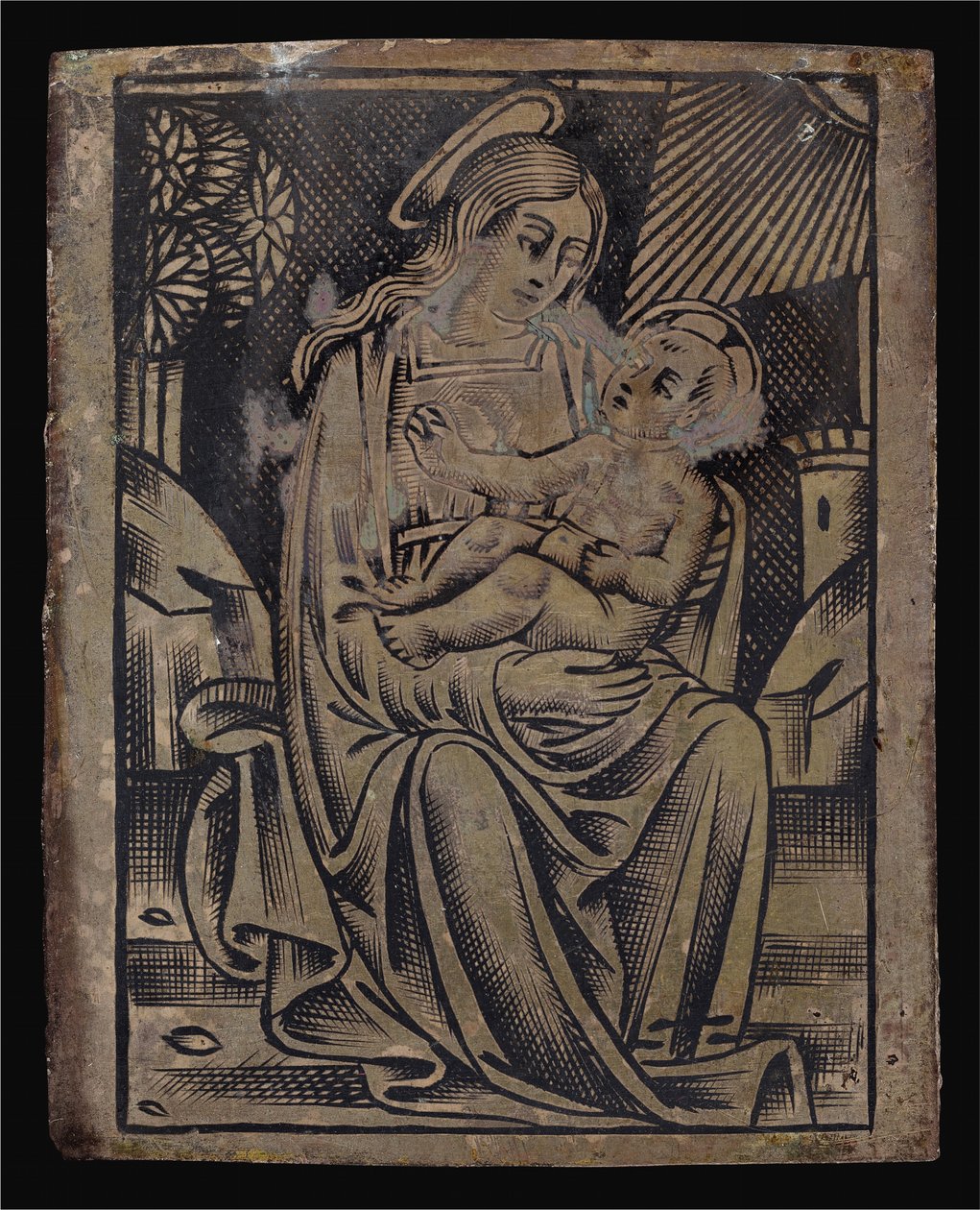 Dziewica i Dziecko autorstwa Italian 16th Century