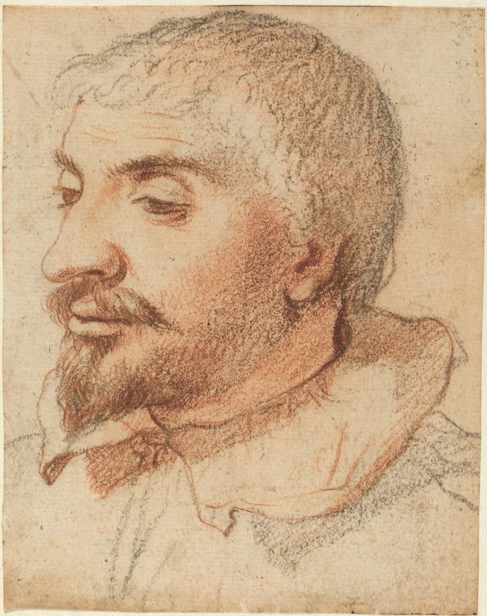 Głowa mężczyzny autorstwa Italian 17th Century