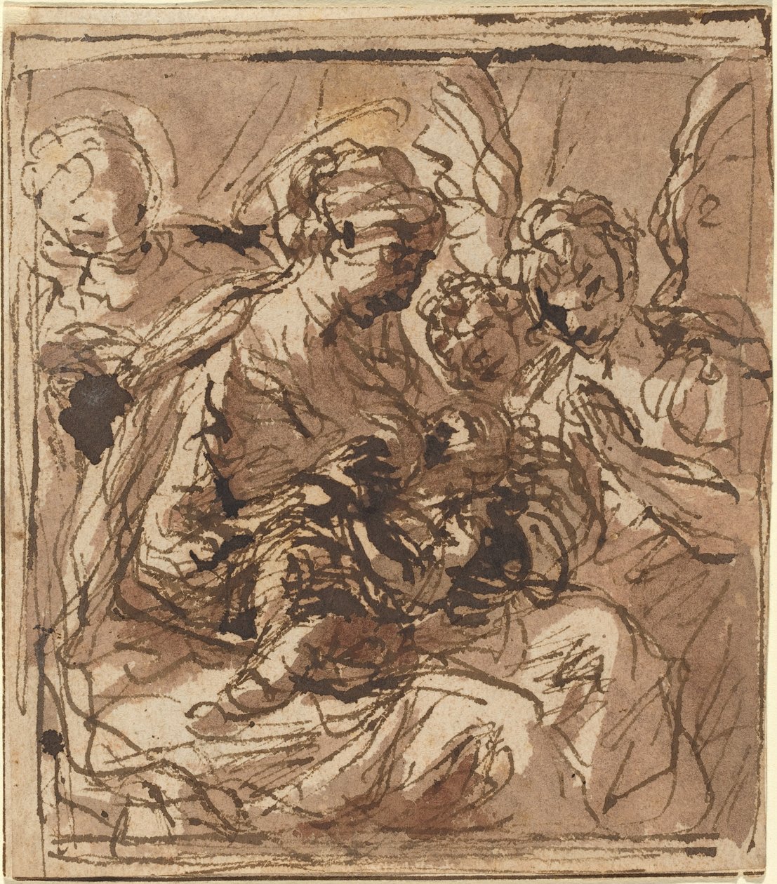 święta Rodzina autorstwa Italian 17th Century