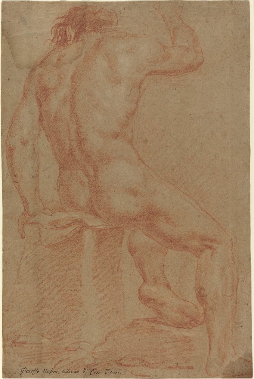 Naga figura męska [odbyt.] autorstwa Italian 17th Century